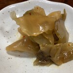 かどや飯店 - 搾菜。しょっぱくなく、甘くて驚きました(;^ω^)