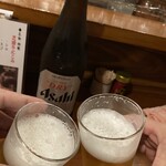 美味ぇ津゛ - まずは麦酒で乾杯