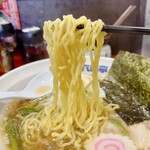 あご出汁中華そば 六味亭 - 麺のアップです。（2024.1 byジプシーくん）