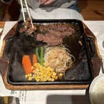 寛屋 - 炭焼和風おろし黒毛和牛俵ハンバーグ