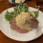 美味ぇ津゛ - レバーステーキ