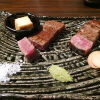 鉄板焼き 牛鳴 - 赤身＆シャトーブリアン