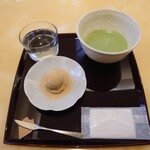 茶のちもと - お茶セット　わらび餅