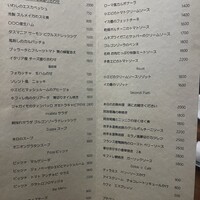 vino italiano zizi cucina - 通常メニュー