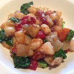 くろさわ東京菜 - 13.12月　小柱四川風炒め