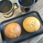 SONOHI BAGEL - 『ベーグル 全粒粉』
      『ベーグル かぼちゃあんこクリームチーズ』