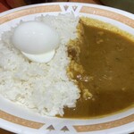 カレーショップ C＆C - ⑧2024.1.11 プレーンカレー辛口(10ポイント)+ゆでたまご(100円)