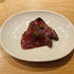 Sushi Ichijirou - カツオ漬け  にんにく醤油