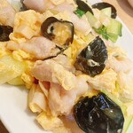Gyouza Hambaiten Ueno Ichigorou - 豚肉とキクラゲの玉子炒め