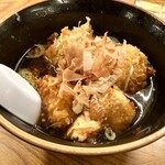 みゆき食堂 - これもすごいボリュームの揚げ出し豆腐