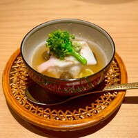 華丸吉日 - 蟹と零余子の蕪蒸し