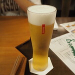 餃子そして焼味 巣王 - 生ビール