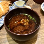 かつ吉 - 赤だし味噌汁最高ほっこり