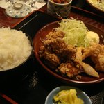 Karaage Yakitori Enishi - 唐揚げ定食