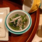 銀座 しのはら - 雉と芹のお浸し