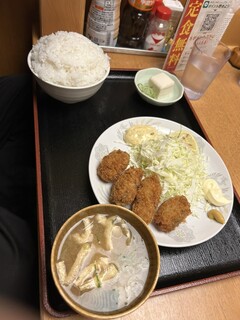 Taishuushokudou Teishokuno Marudai - カキフライ定食