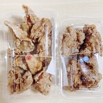 からあげ専門店 文一 - 料理写真:醤油からあげ(6個)、うま塩からあげ(4個)