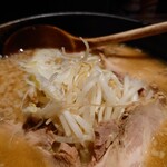 Yagura Tei - "もやし"に乗せられた適量の白髪葱が嬉しい、シャキシャキ食感。