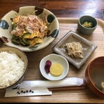 ちゃーりーはうす - ゴーヤーちゃんぷるー定食（850円）