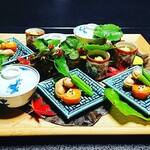 紅葉館 - 料理写真:摘草精進料理の八寸