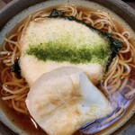 茅場町 長寿庵 - 山かけそば(12月)