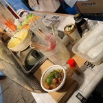 カフェ クルル - 西宮えびす開催日 店舗前でテント出店