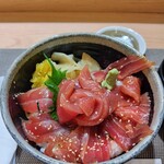 音庵 - ランチ鉄火丼¥1000