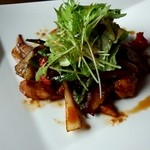 獅子の茶樓 - チキンと茄子の味噌炒め。かなり濃厚でパンチ☆ありますよ！