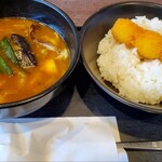 CoCo壱番屋 - ベーススープカレー うずら卵揚げトッピング