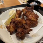 完全個室 九州料理 福蔵 - 若鶏唐揚げ定食。美味し。