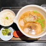 麺処 銀笹 - 半鯛飯のセット