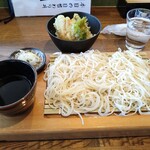 手打ちそばと天ぷら しゅん香 - 日替わり丼はぁ〜「あじ天丼とおそば」1540円税込ですってぇ〜♪