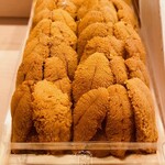 つばさ寿司本店 - 東沢水産のキタムラサキウニです。