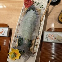 対馬のどぐろとイカ活き造り 博多 魚蔵 都ホテル店 - 