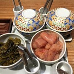 博多もつ鍋 やまや - 明太子と高菜