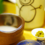 一夢庵 - 雪だるま。シュワシュワ感が面白い。