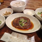 サザンカフェスタイル - 和風ハンバーグプレートランチ