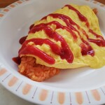 レストラン田野 - ふんわりオムライス 750円