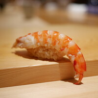 鮨 さかい - 「車海老」 2018年6月