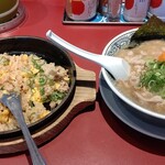 丸源ラーメン - 肉そば☆炒飯セット