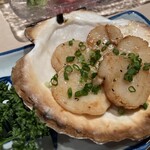 義寿司 - 帆立バター焼き