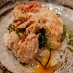 浜の香 - 令和6年1月
ランチタイム(11:00〜14:00)
かにトロ丼セット 税込950円
かにトロ皿(かにトロ・蟹身·青葱・長芋 とろろ・うずら玉子)、白ご飯、蟹汁、本日の小鉢、香の物