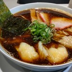 ワンタン麺専門店 たゆたふ - 特製雲呑麺黒醤油　1,200円