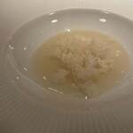 蒼 - 12か月飼育地頭鶏、一山いけすの蛤のスープリゾット