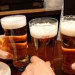 酒肴商店 アジト - 乾杯は生ビール 202401