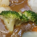 キッチン ブルー グローブ - ブロッコリーも