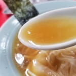 麻布 チャーシュー軒 - ちょっとトロミあるスープ　ワンタン麺　1,180円　