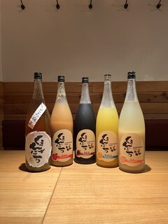 h Sensumidokosumitora - 当店自慢の食べる果実酒！くまんばち
