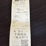 とんかつ和幸 - レシート