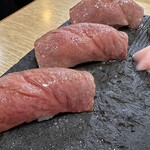 焼肉たまき - 大トロ炙り肉寿司
